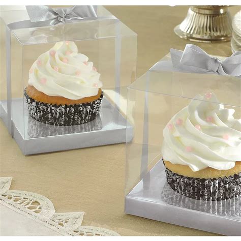 Metallic Cupcake Box 